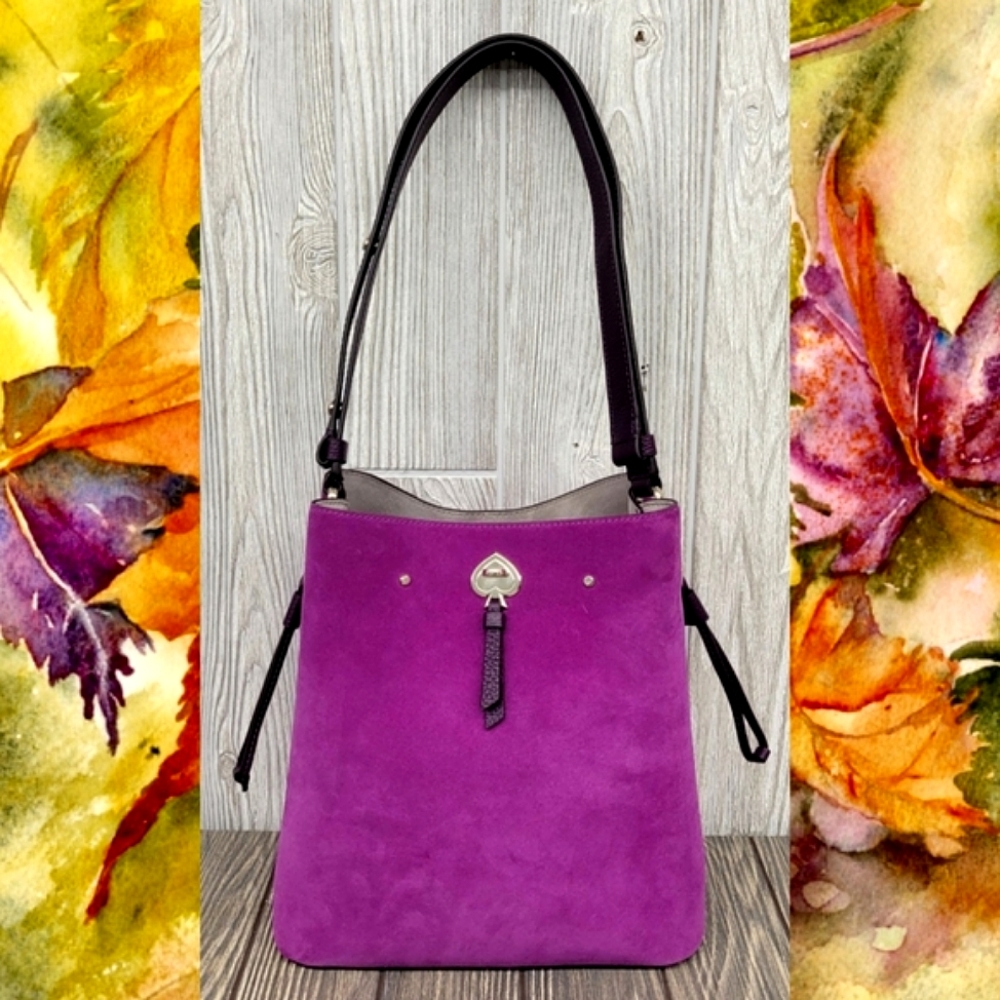 NEW Kate Spade New York Marti Suede Large Bucket Bag Retails $418